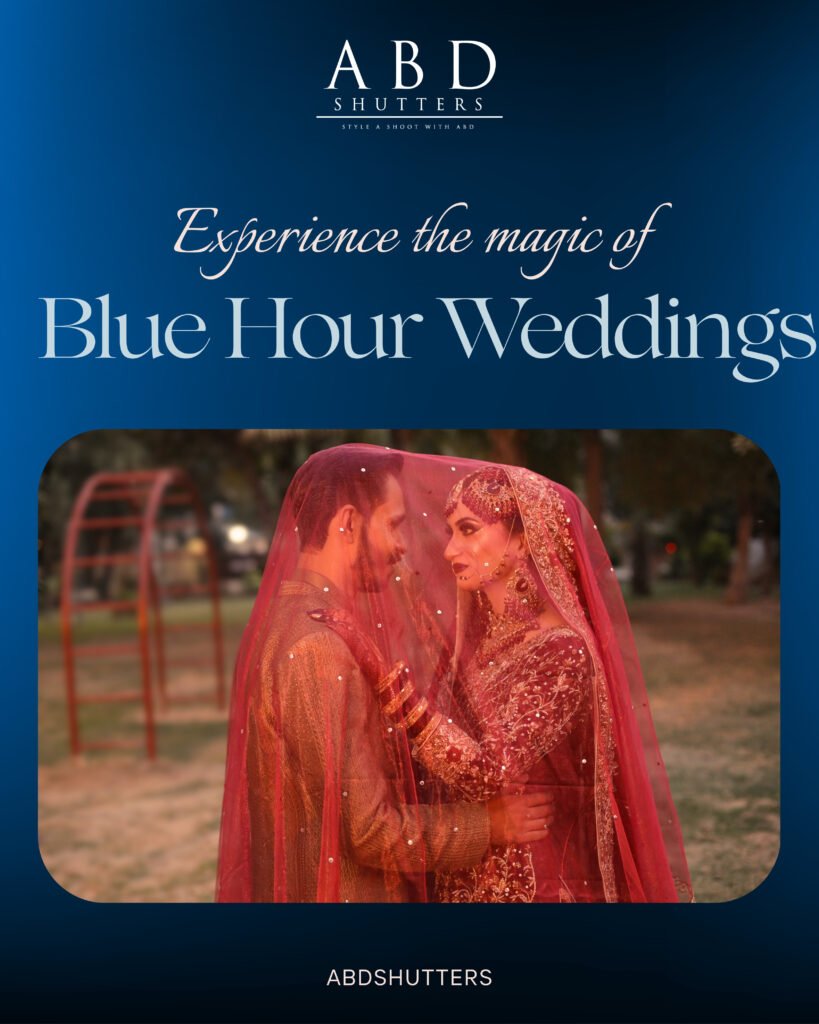 Blue Hour Wedding Photography Pakistan
